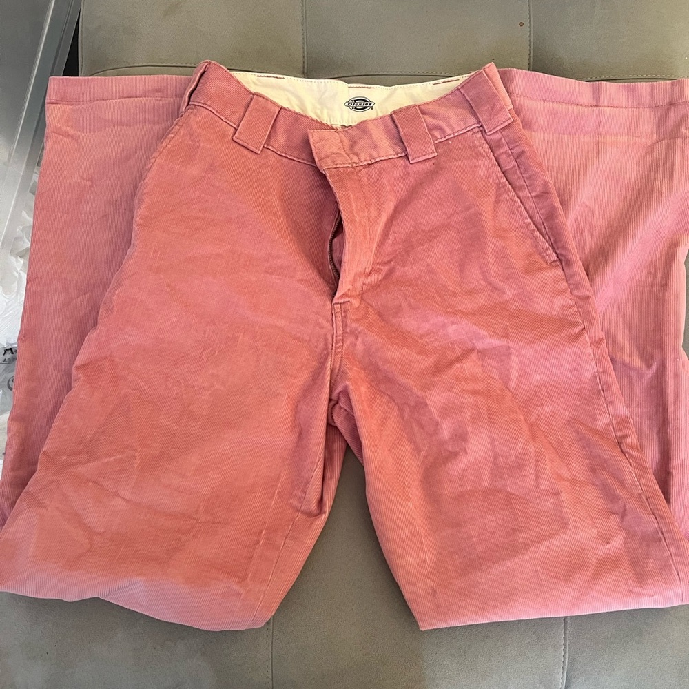 Women’s Dickie’s Rose Pink pin whale size 4 Corduroy Pants